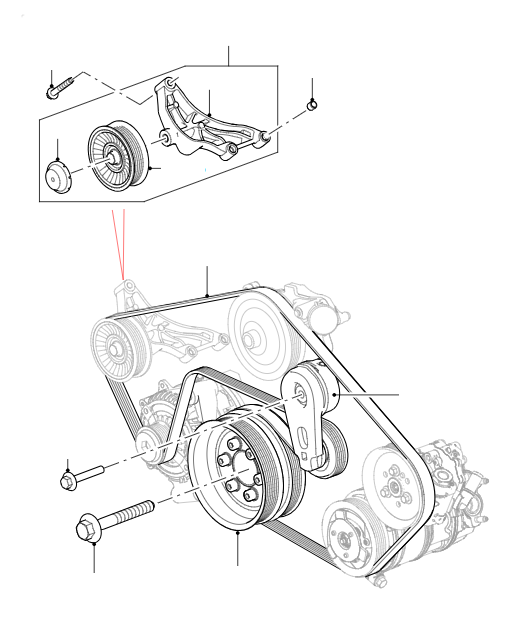 Auxiliary Drive Belt - Primary